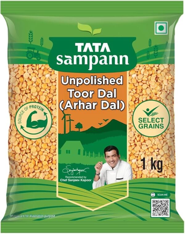 Tata Sampann Unpolished Toor Dal/Toor Dal